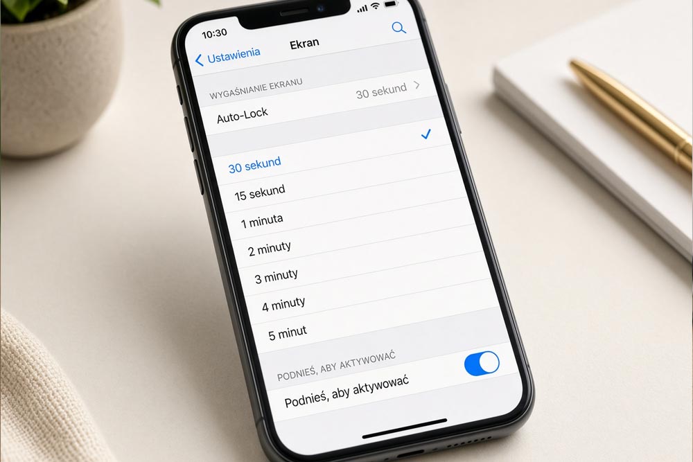 Wygaszanie ekranu w iPhonie – jak zmienić czas i co zrobić, gdy ekran gaśnie